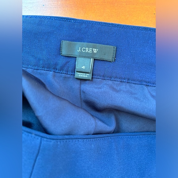 J. Crew Drop Waist Pleated mini skirt size 4 - Picture 8 of 10